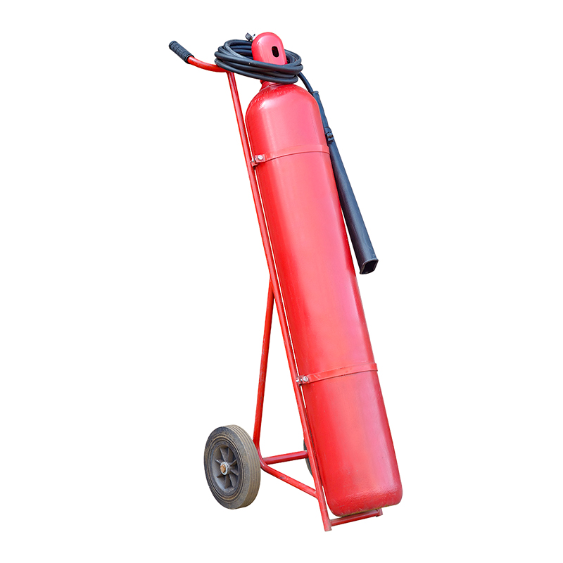 Extintor de fuego móvil de 25 kg de tranvía